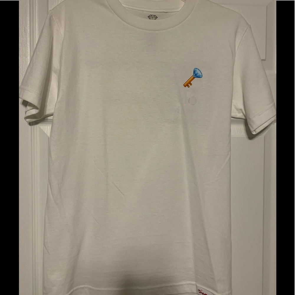 Diamond Supply Co. x DJ Kahled key emoji t shirt